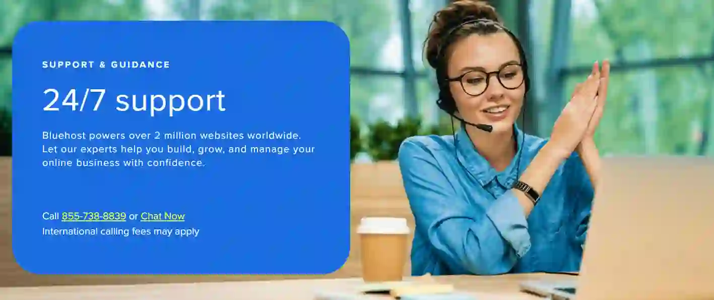 Bluehost Coupon Code, Customer Support and Assistance