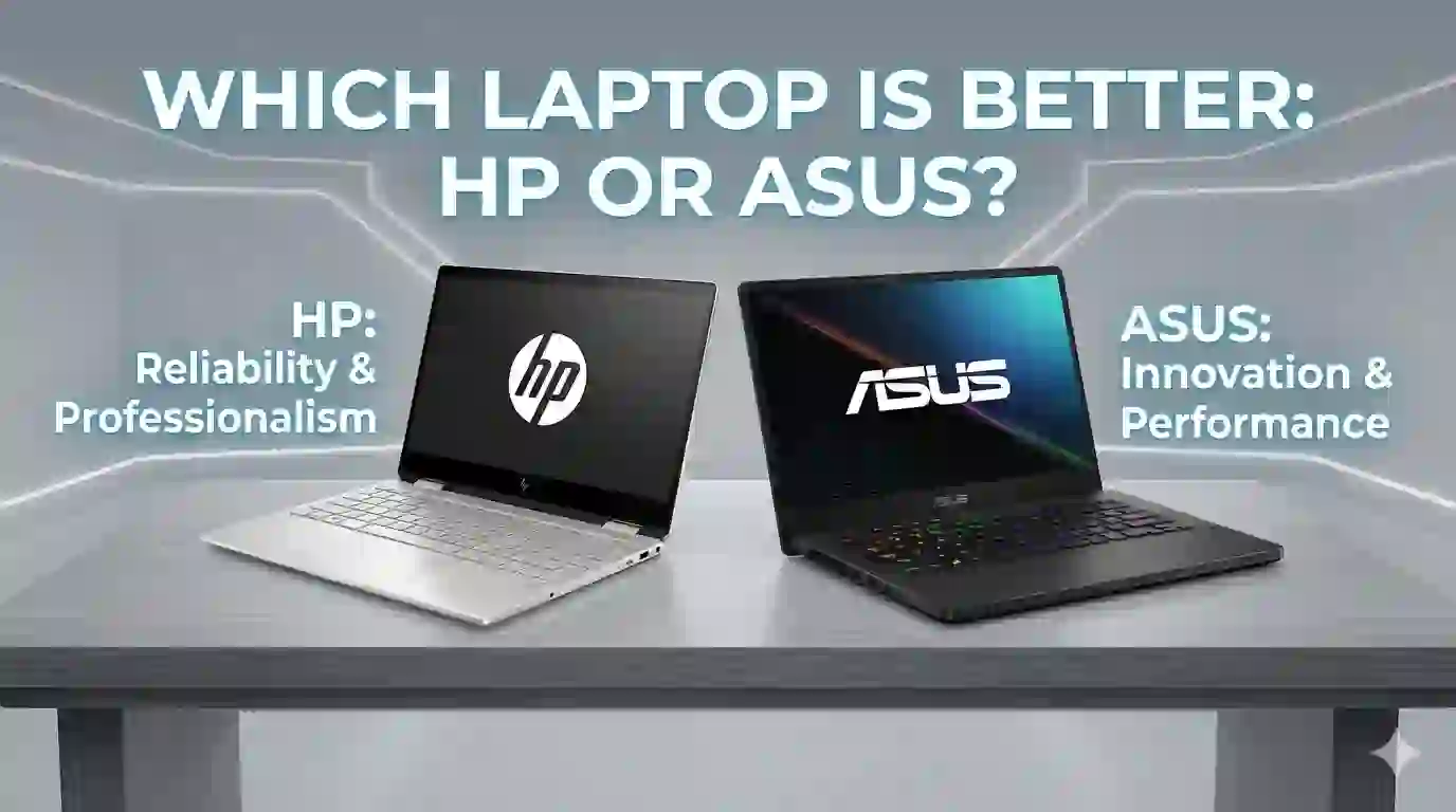 HP vs ASUS Laptop Comparison 2026 – Which Brand Is Better for You?