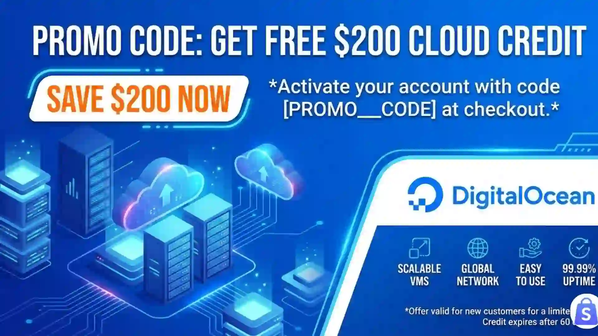 Digital Ocean Promo Code 2026 – Get Free $100–$200 Cloud Credit