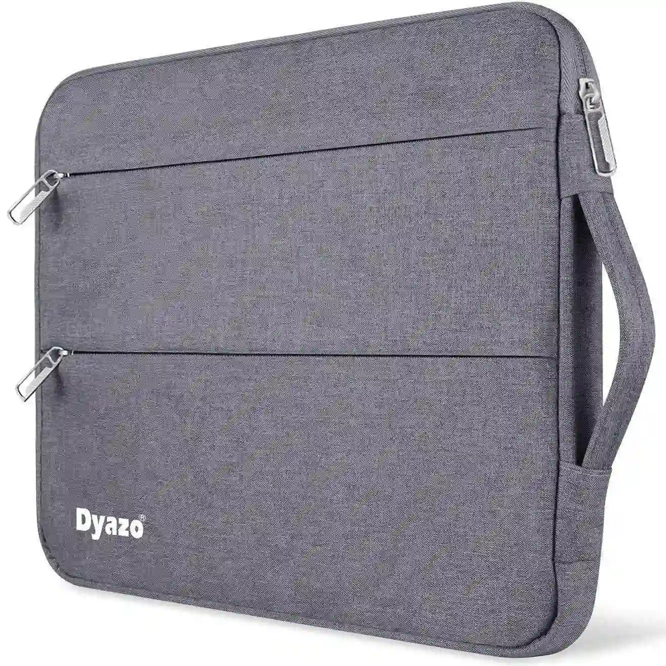 Dyazo Laptop Sleeve 15–15.6 Inch – Water Resistant Case with Handle (Grey)