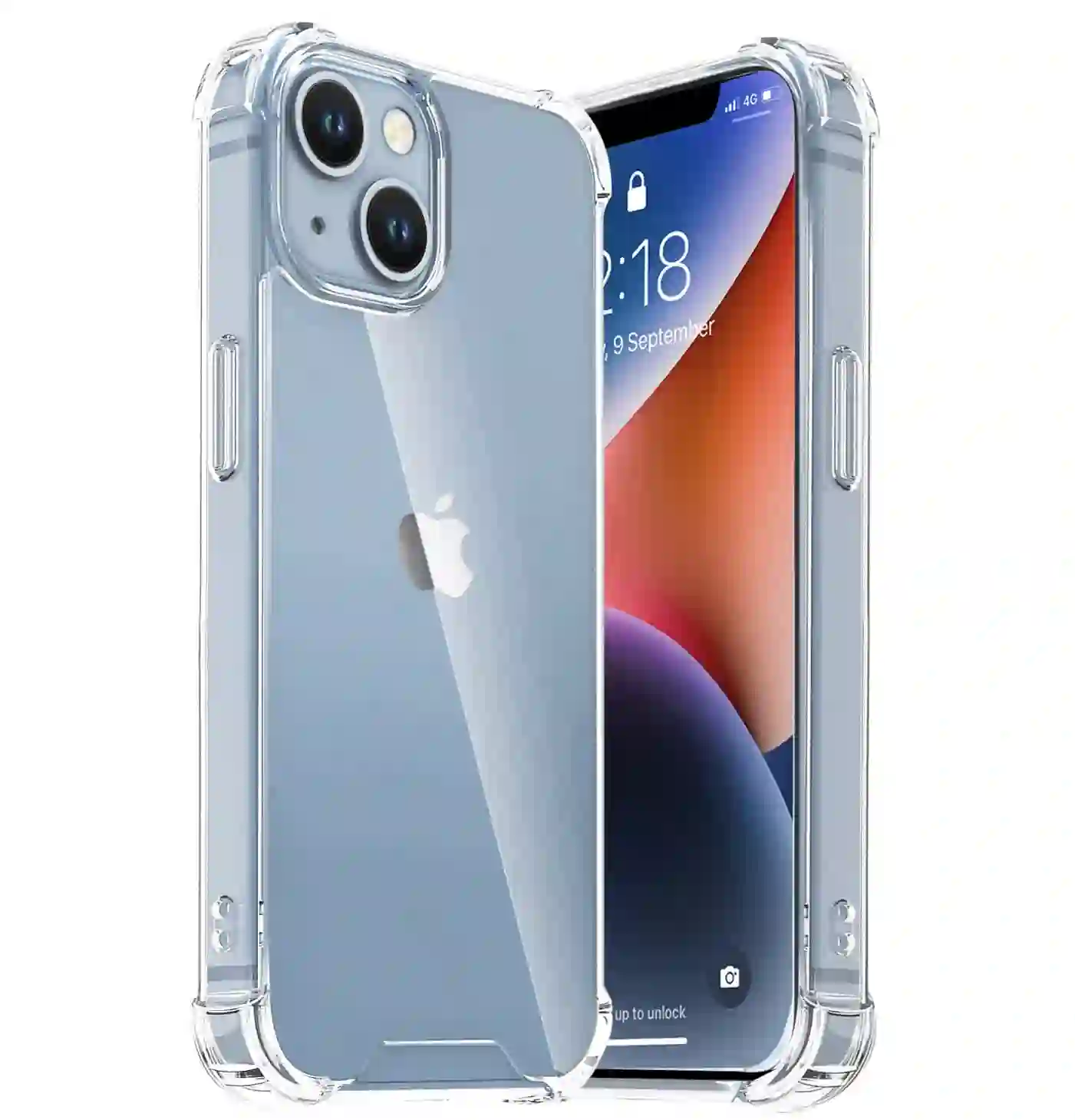 EGOTUDE Shockproof Clear Case iPhone 14/13
