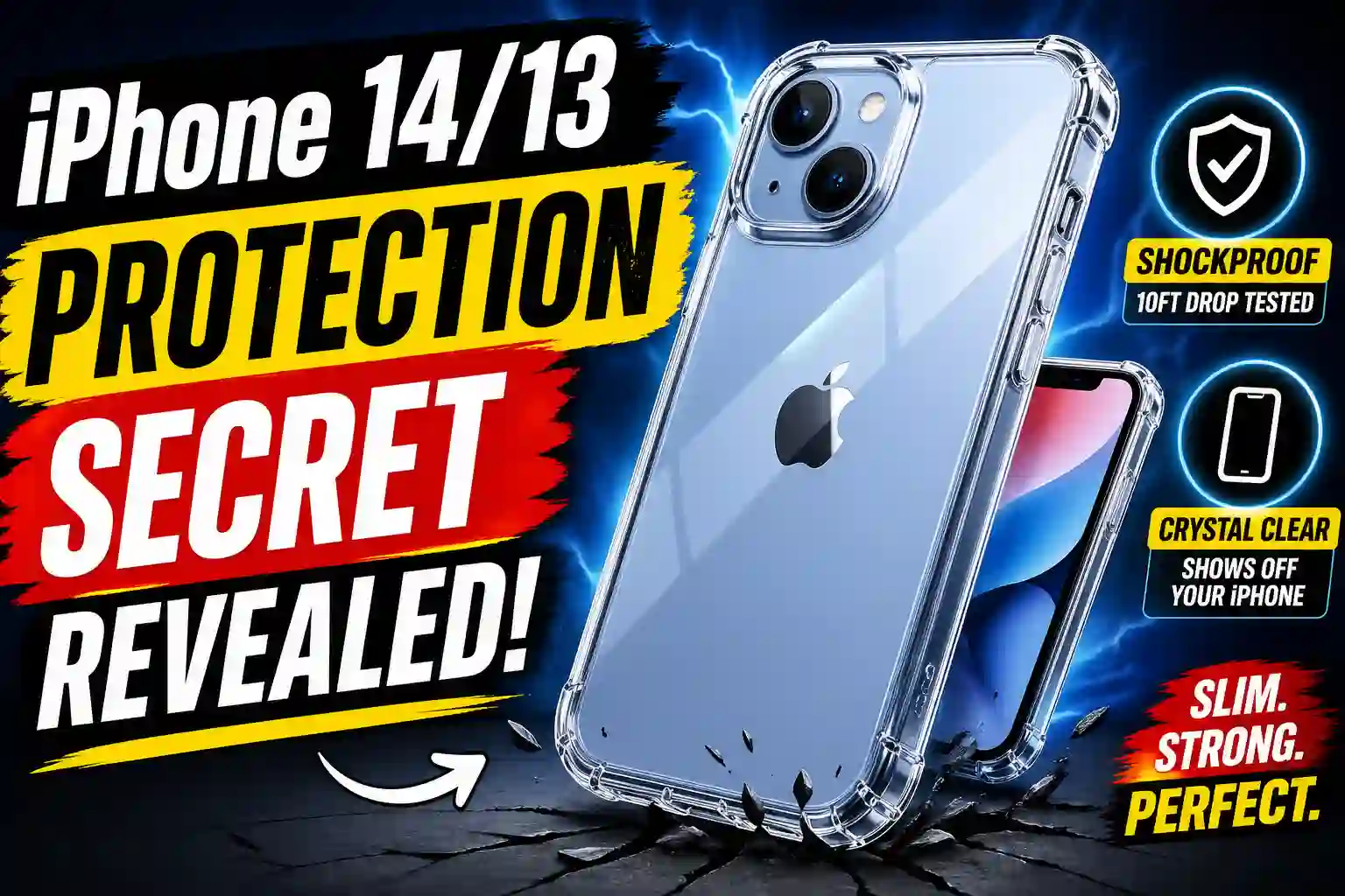 Top Choice for iPhone 14/13? EGOTUDE Shockproof Clear Case Explained