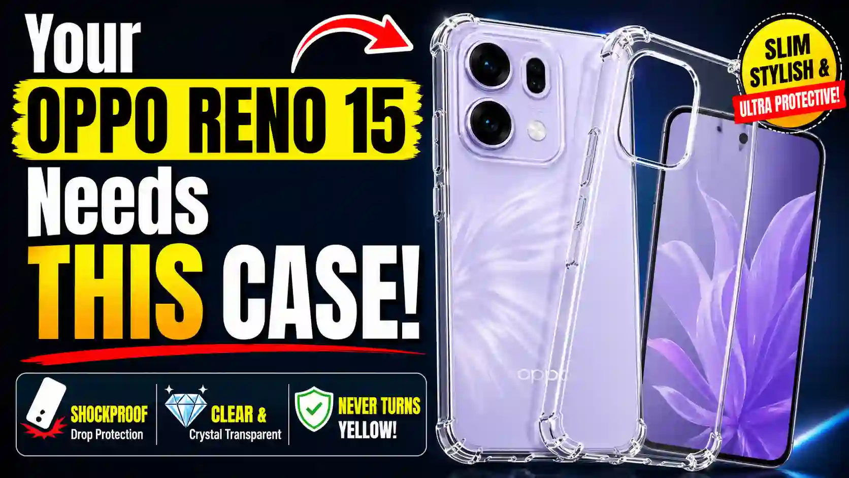 Oppo Reno 15 Users Are Loving This Transparent Shockproof Case
