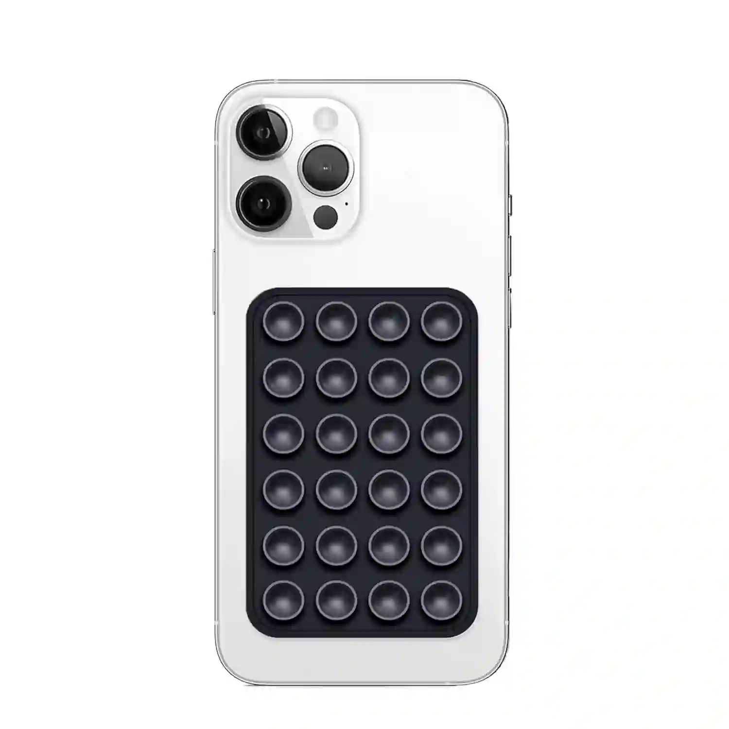 Like Star® Double-Sided Silicone Suction Phone Cover – Hands-Free Grip, Stick Anywhere Convenience (Black)