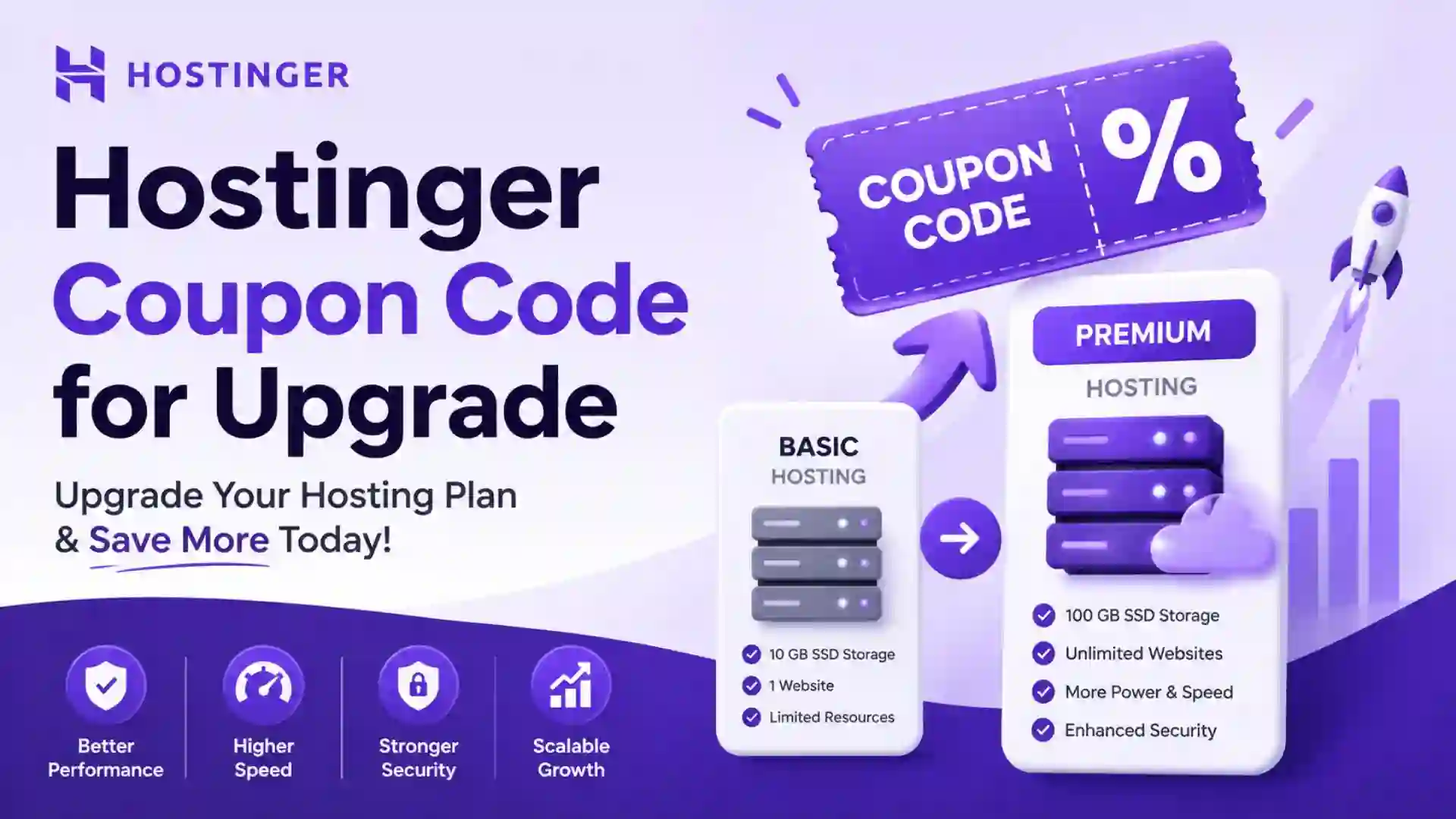 Hostinger Coupon Code for Upgrade 2026: Save More on Hosting Plan Upgrades