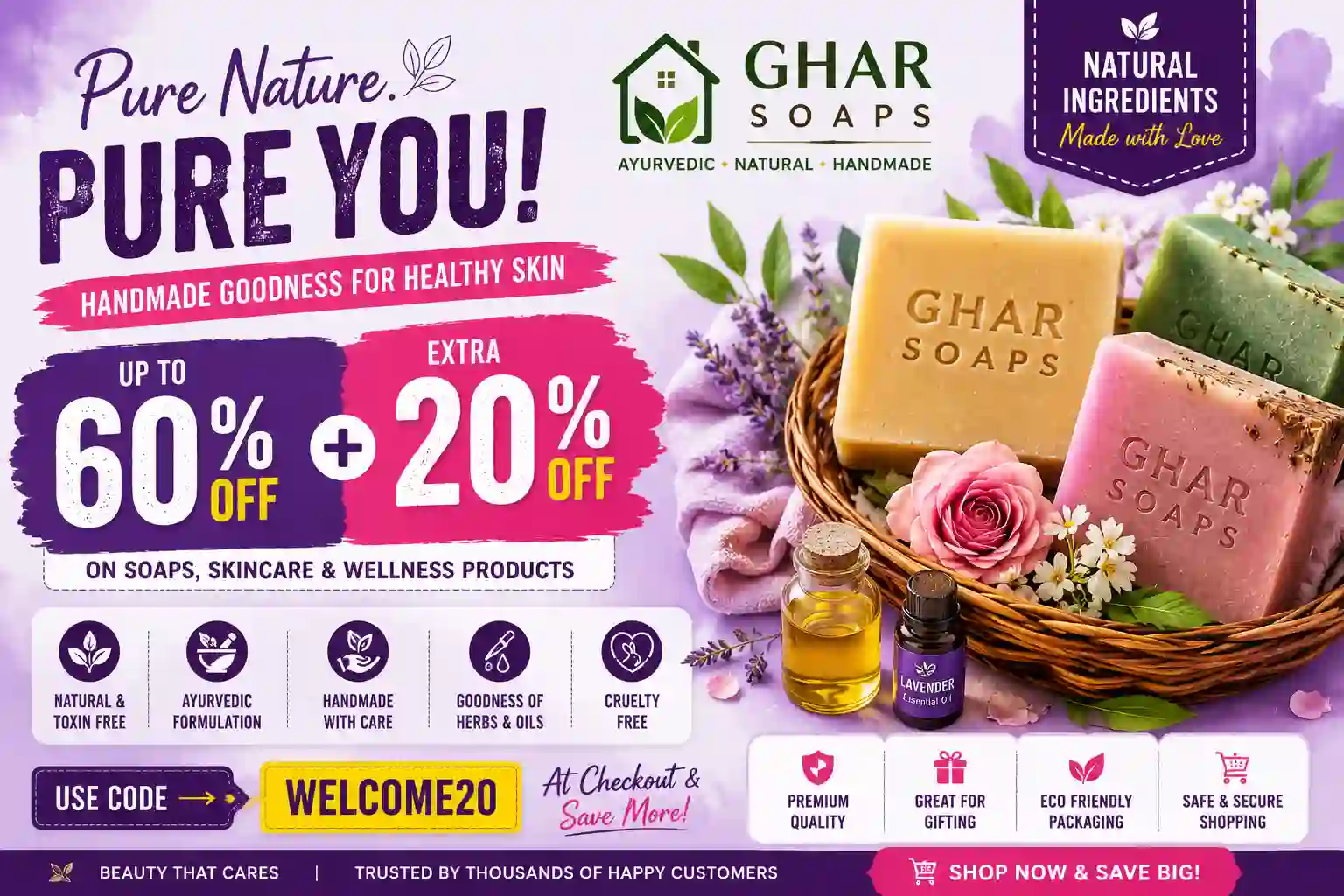 Ghar Soaps Coupon Codes