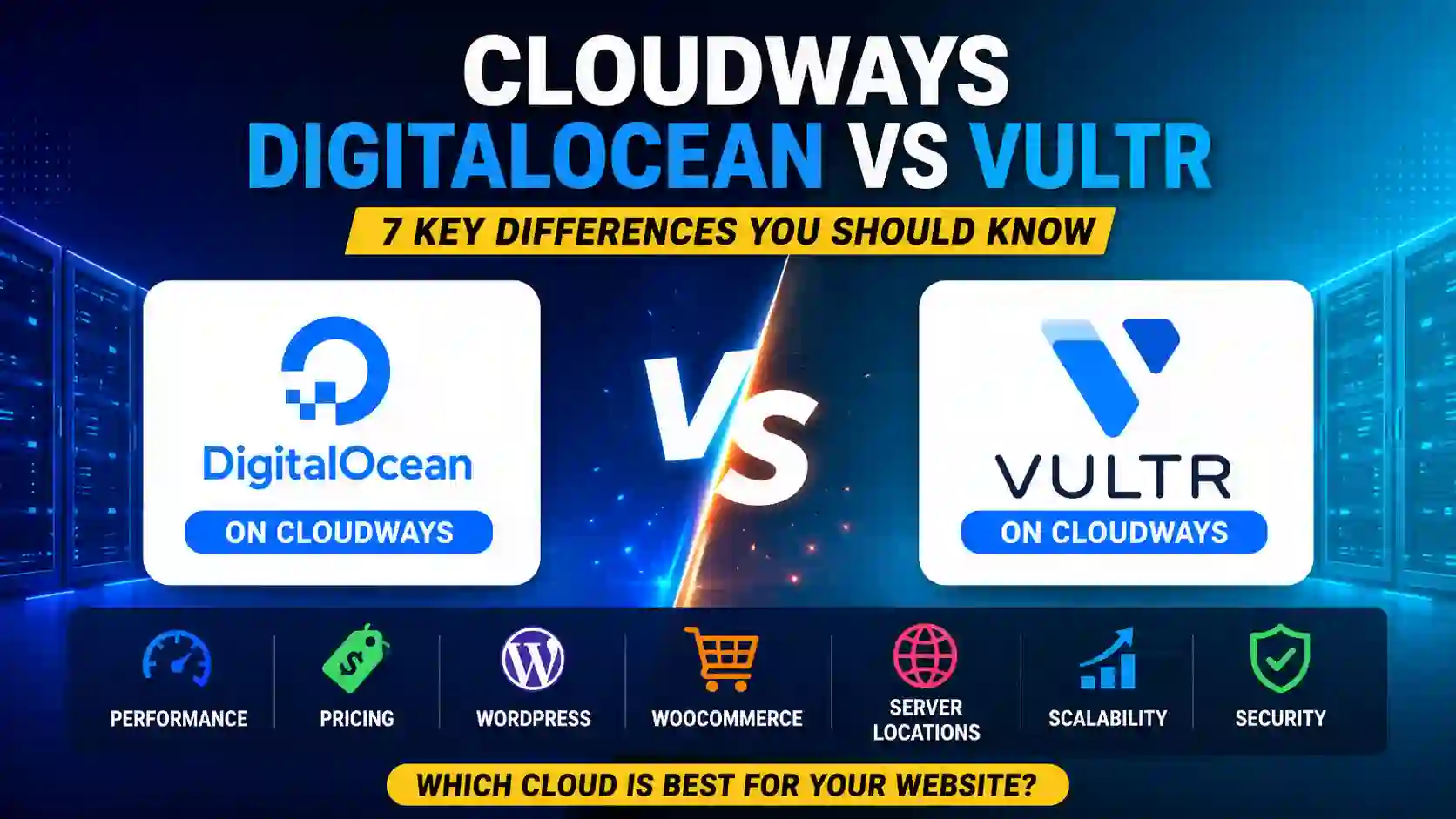 7 Key Cloudways DigitalOcean vs Vultr Differences
