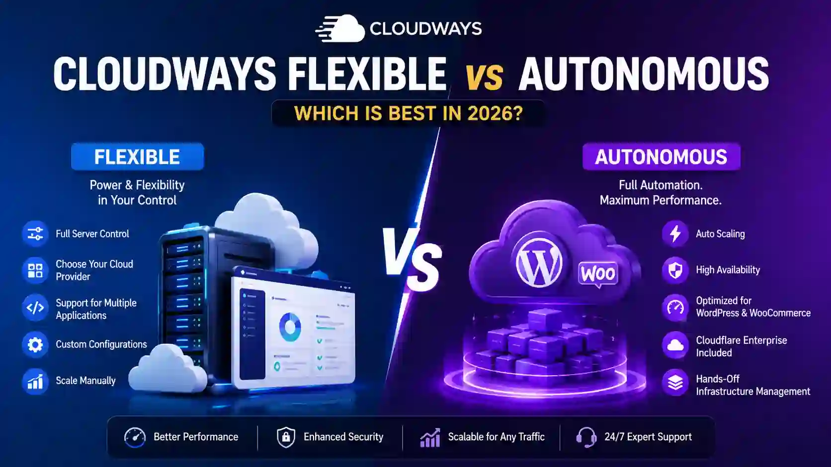 Cloudways Flexible vs Autonomous: Which Is Better in 2026?