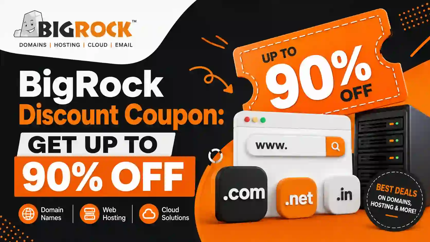 BigRock Discount Coupon: Get Up to 90% Off in 2026