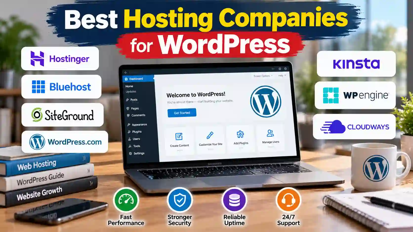 7 Best Hosting Company for WordPress in 2026: Compare Top Providers