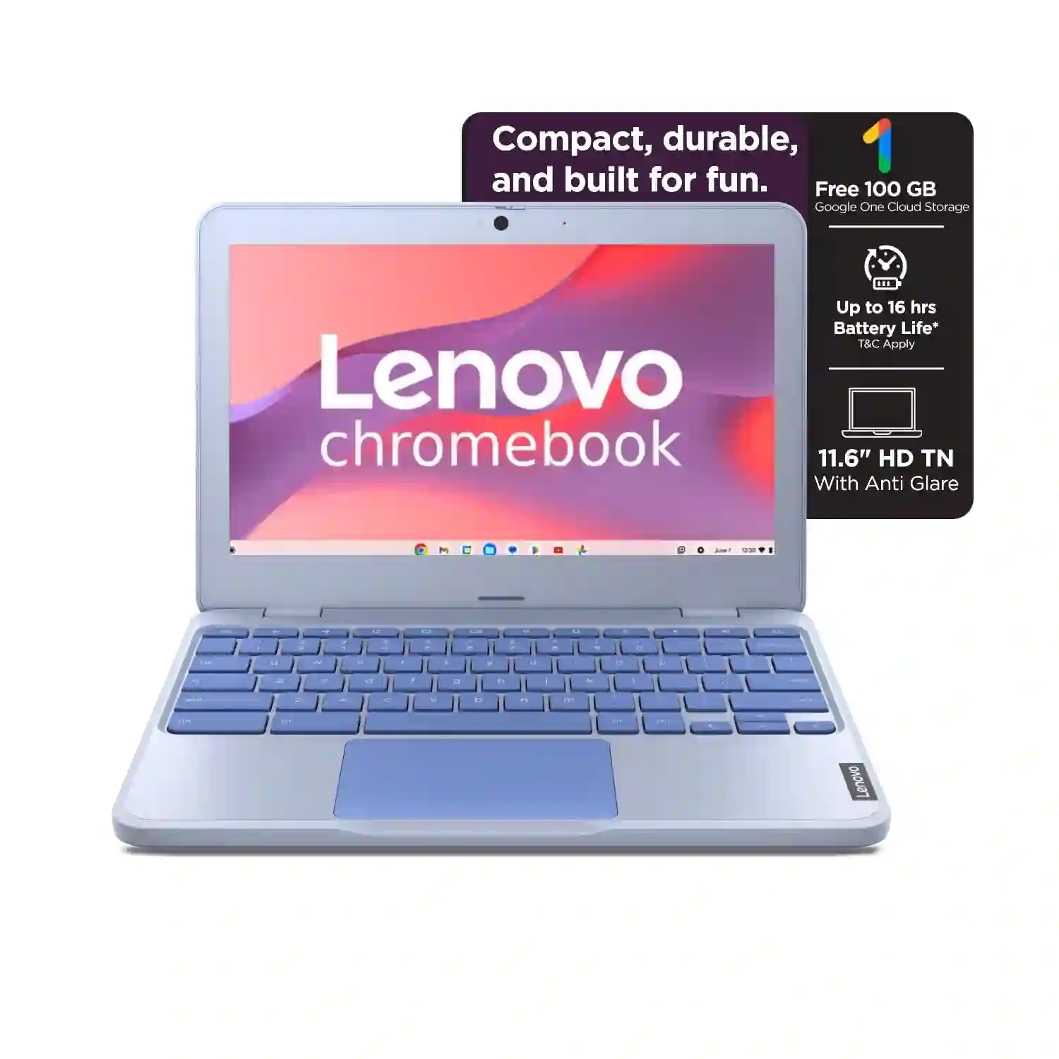 Lenovo Chromebook Intel Celeron N4500 Laptop