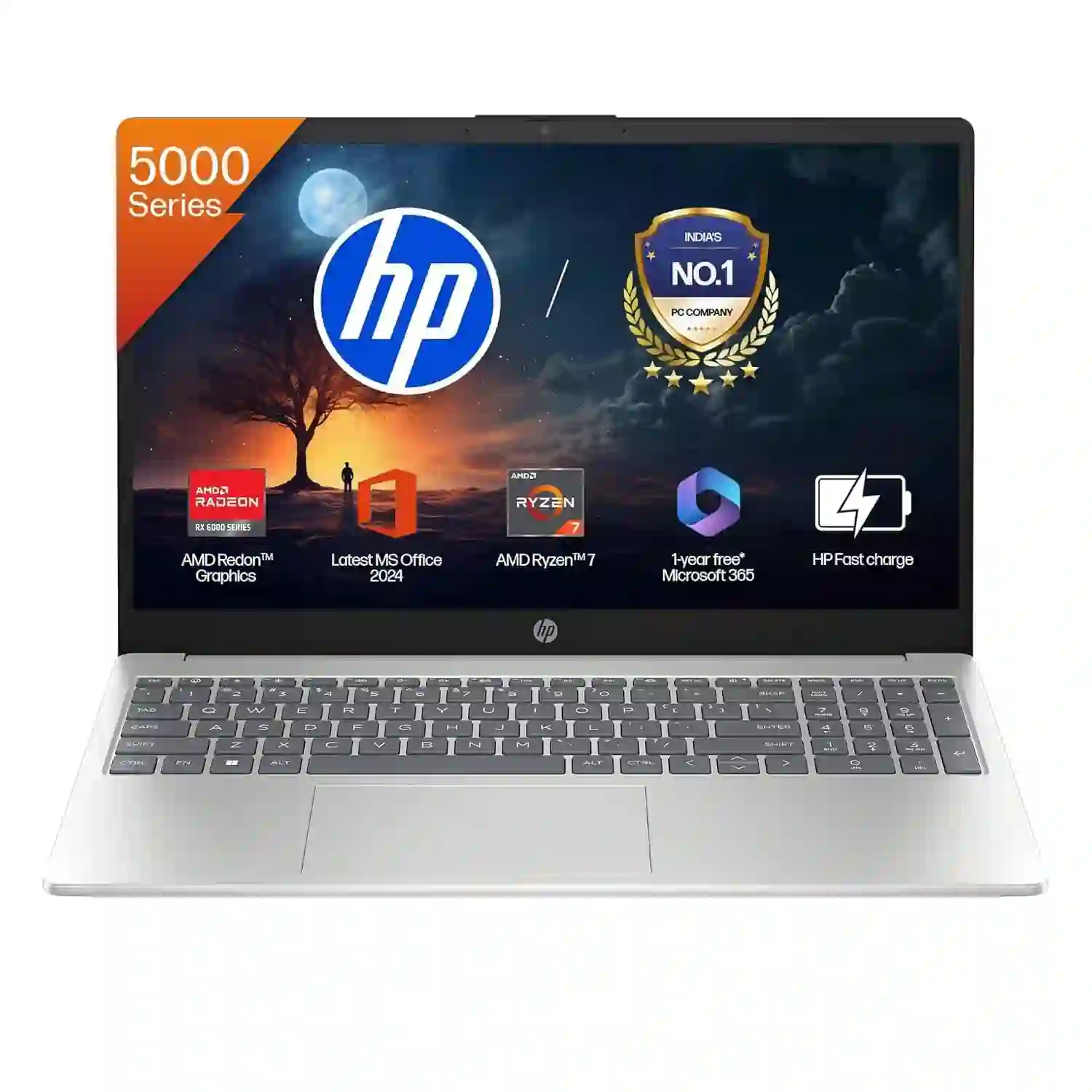 HP 15 fc0533AU – AMD Ryzen 7 5825U, 16GB RAM, 512GB SSD, 15.6-Inch Full HD Laptop