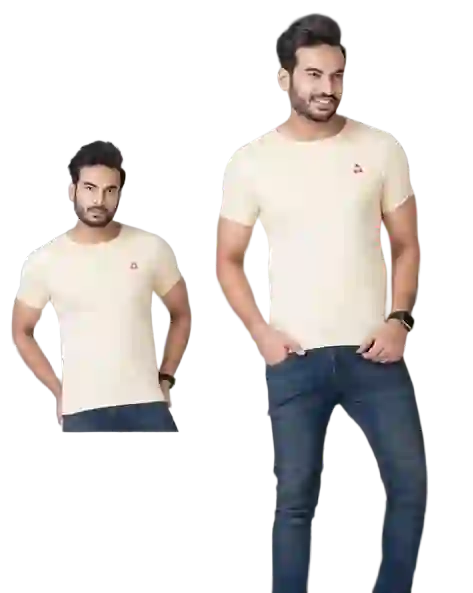 Men Slim Fit Crew Neck T-Shirt – Stylish &amp; Comfortable Casual Wear